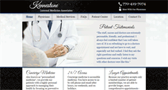 Desktop Screenshot of kennestoneinternalmedicine.com